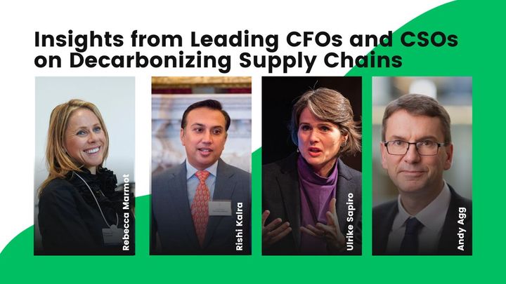 Bridging Finance & Sustainability: Insights from Leading CFOs and CSOs on Decarbonizing Supply Chains